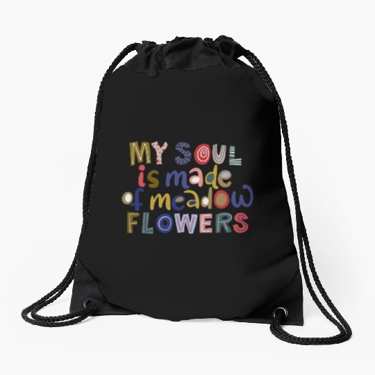 I love myself Drawstring Bags