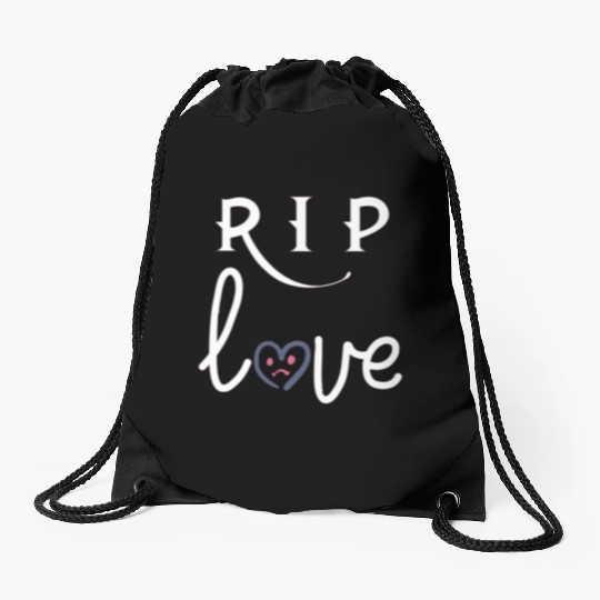 RIP Love Drawstring Bags