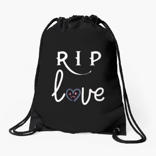 RIP Love Drawstring Bags