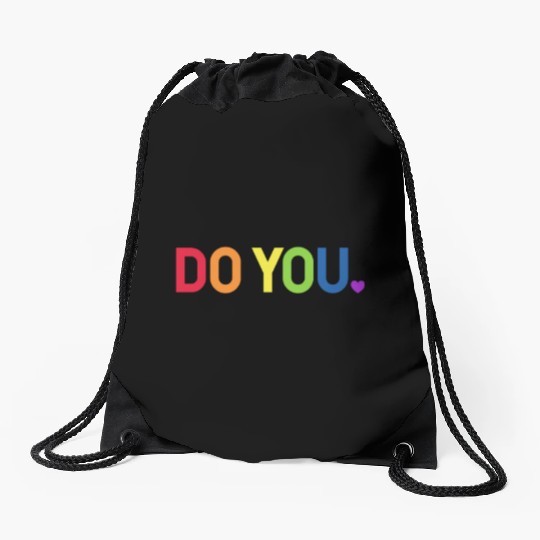 Do You, LGBT Rainbow Drawstring Bags