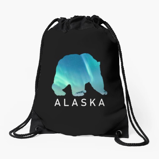 Alaska Gift USA Natur Bär Denali Grizzly Wald Drawstring Bags