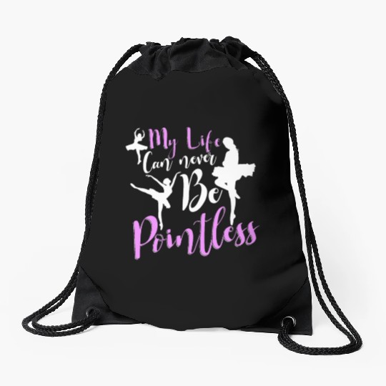 Ballet Ballerina Dance Dancer Dancing Ballet Gift Drawstring Bags