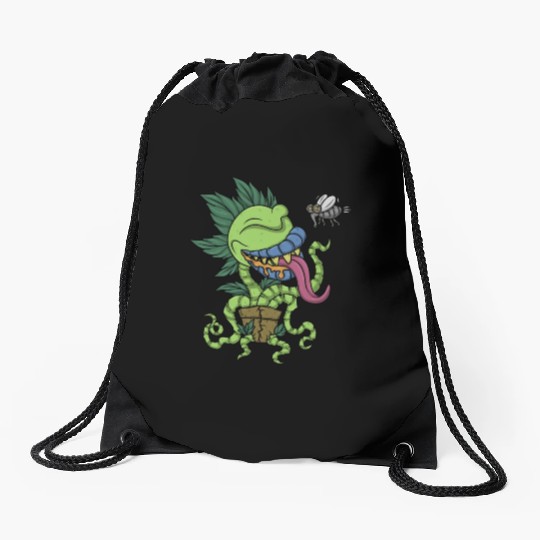 Venus Fly Trap Botanical Monster Plant Carnivorous Drawstring Bags