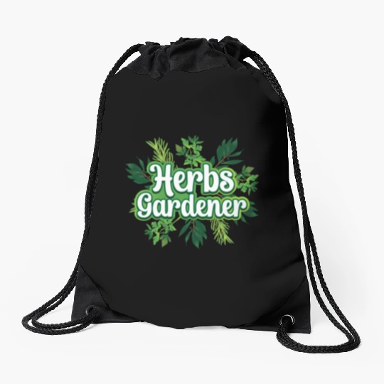 Herbs Gardener Gardening Herbalist Herb Herbalism Drawstring Bags