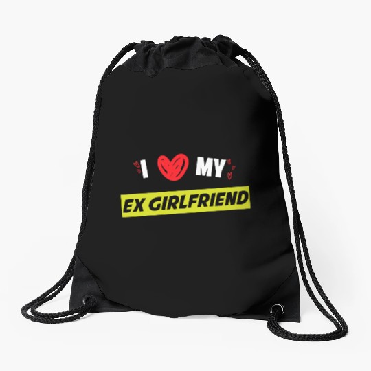 I Love My Ex-Girlfriend, Love memories, Valentine Drawstring Bags