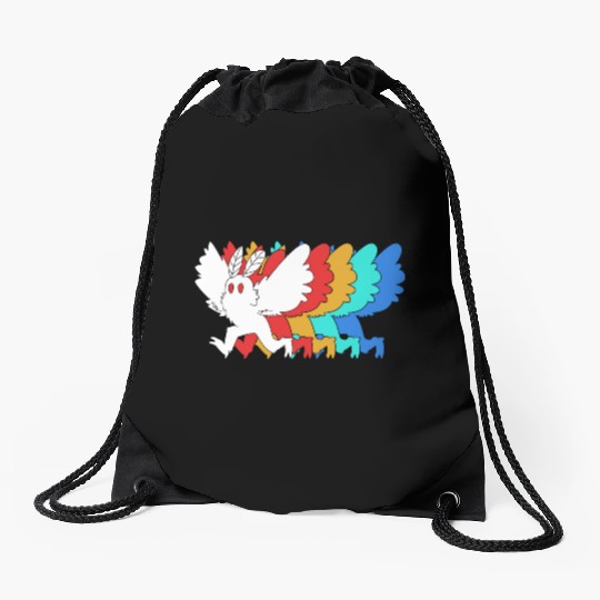 Cryptozoologist Cryptid Mothman Drawstring Bags
