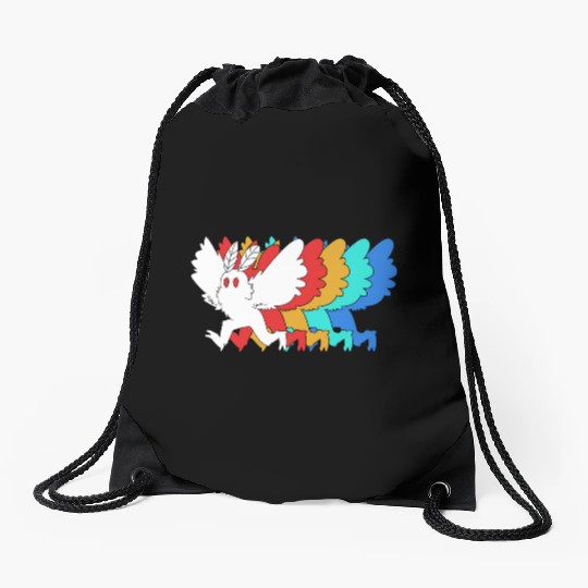 Cryptozoologist Cryptid Mothman Drawstring Bags