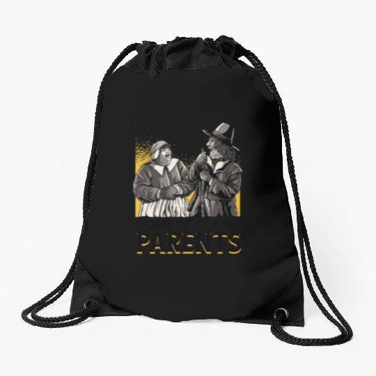 Born Of Goody Parents Funny Mormon LDS Church Pilg Drawstring Bags