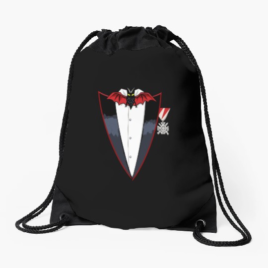 Realistic Dracula Tuxedo Instant Costume Drawstring Bags