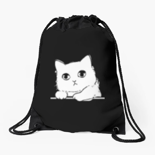 Cat Owner Cute Cat Lover Cute Cats I Cute Cat Drawstring Bags