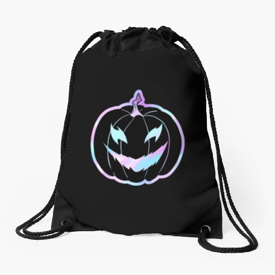 Pumpkin Halloween Drawstring Bags