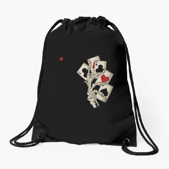 Poker Casino Poker Player Gambling Roulette Gift Drawstring Bags