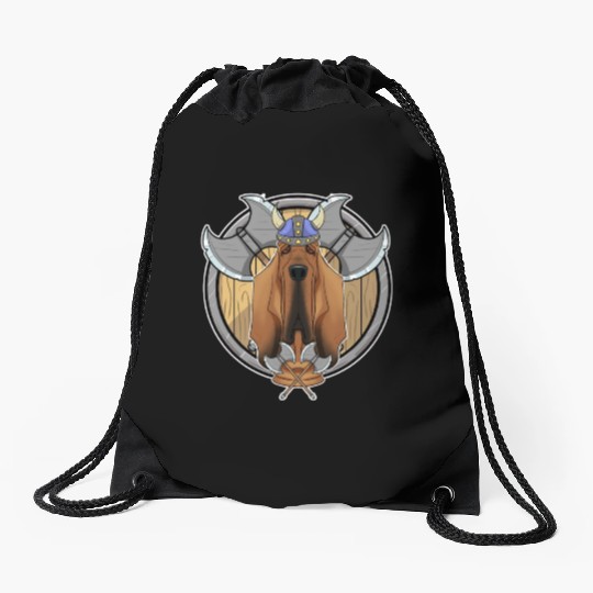 Bloodhound I Valhalla I Viking Drawstring Bags