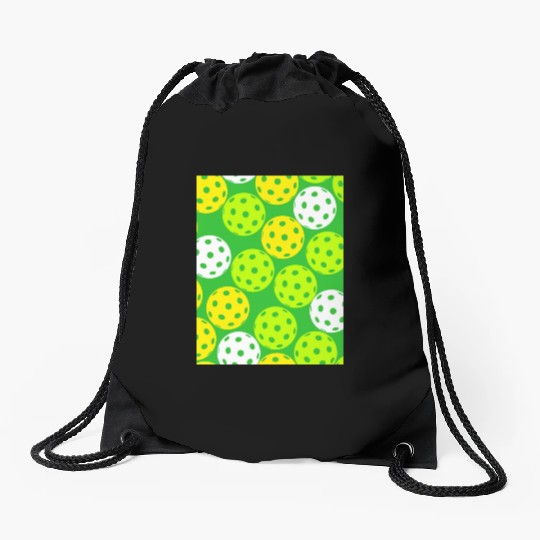 pickle ball Drawstring Bags