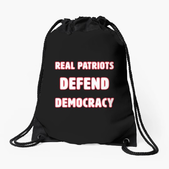 DEMOCRACY 2 Drawstring Bags