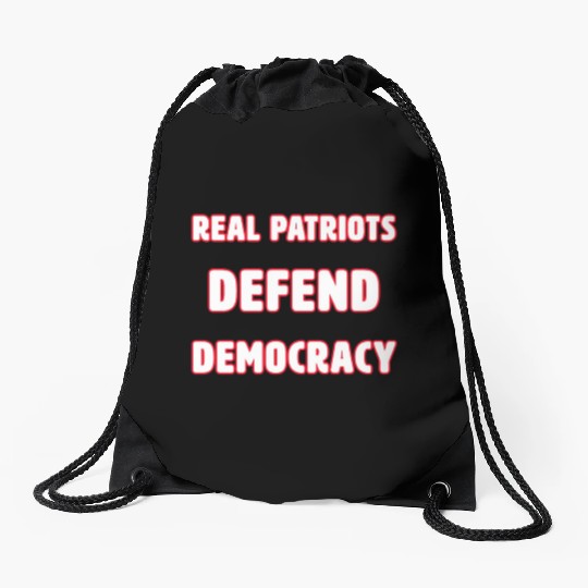 DEMOCRACY 2 Drawstring Bags