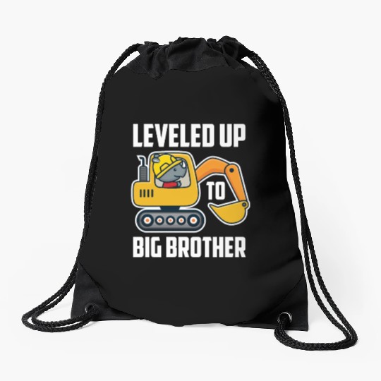 Excavator Offspring Brother Son Nephew Gift Drawstring Bags
