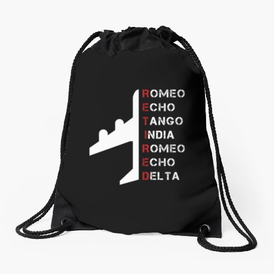 Romeo Echo Tango India Romeo Echo Delta Drawstring Bags