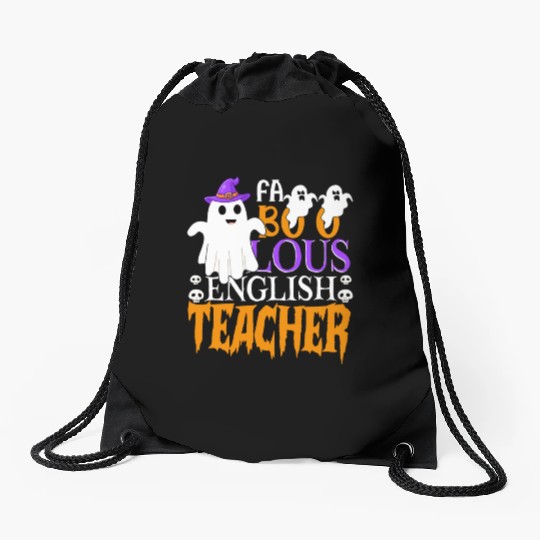 Faboolous English Teacher Halloween Teachers Gifts Drawstring Bags
