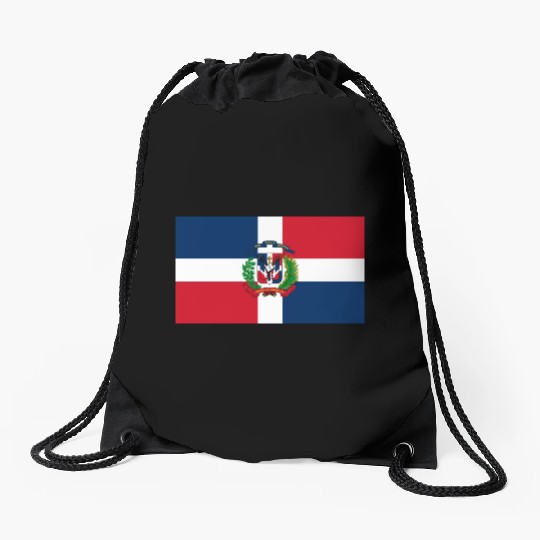 Dominican Republic flag phone case Drawstring Bags