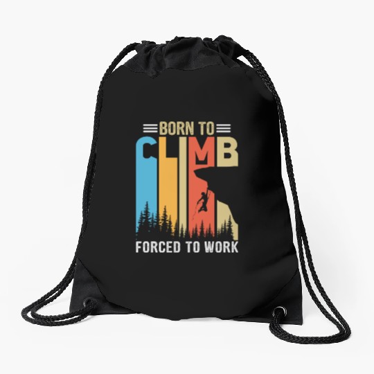 Climbing Mountaineering Climber Mountains Hiking Drawstring Bags