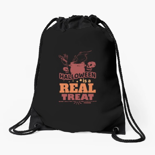 Halloween Hexe Totenkopf Drawstring Bags