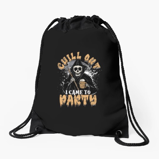 Chill out I came to party - supernatural Drawstring Bags