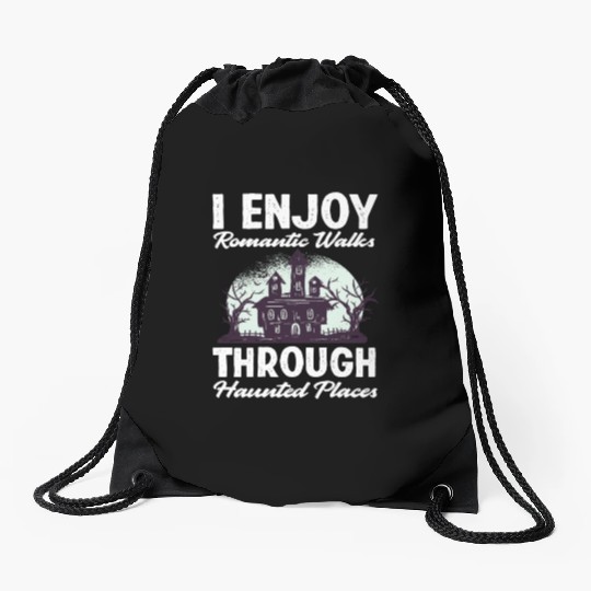 Lost Places Haunts Ghost Hunters Drawstring Bags