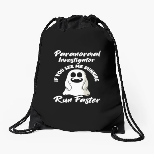 Ghost Hunter Ghost Hunting Ghosts Drawstring Bags