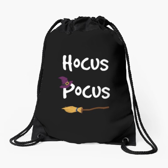 Hocus Pocus Halloween Witch Drawstring Bags