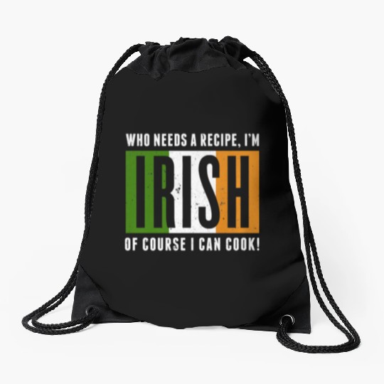 Funny Irish Cook Drawstring Bags Irish Cooking Drawstring Bags
