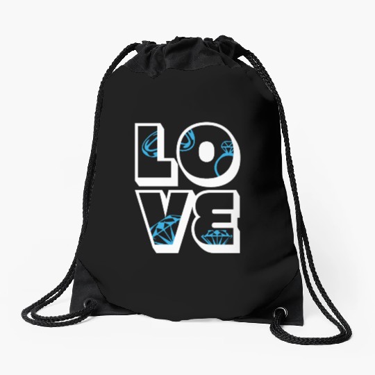 Jewelry Love Diamond Stone Jewellery Gemstone Drawstring Bags