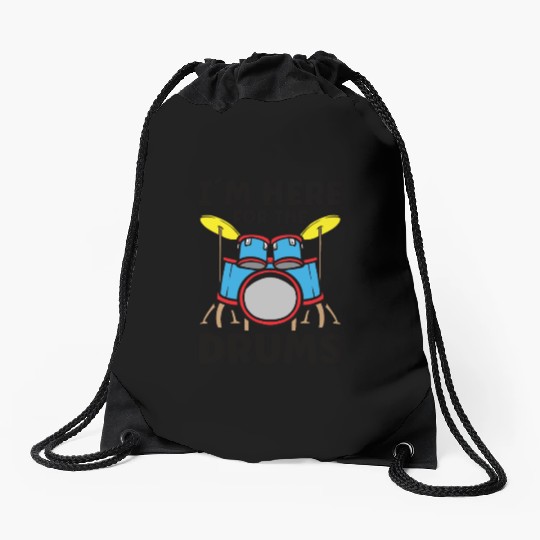 Drummer Drums Music Drum Set Drumming Drawstring Bags