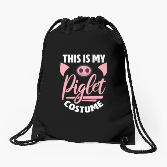 This Is My Piglet Costume, Pig Kawaii Drawstring Bags
