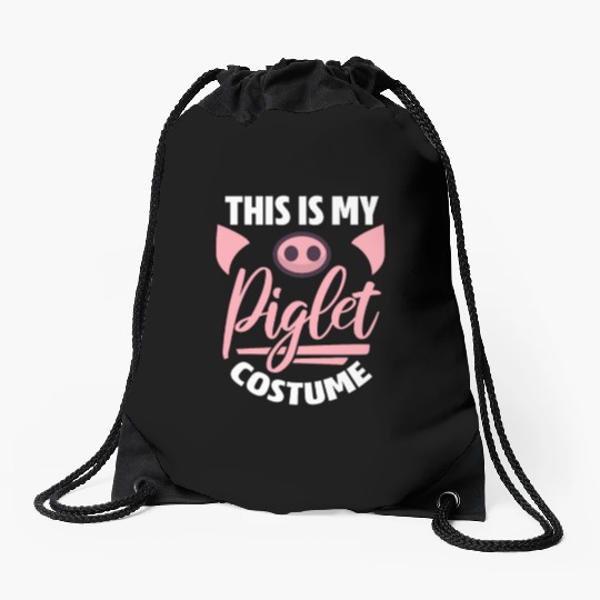 This Is My Piglet Costume, Pig Kawaii Drawstring Bags