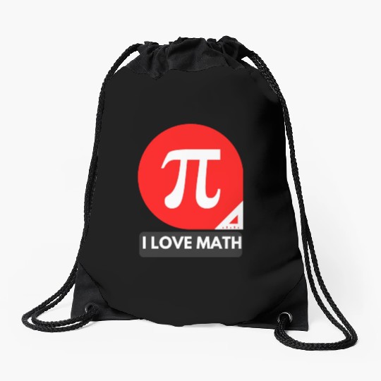 I love Math Drawstring Bags