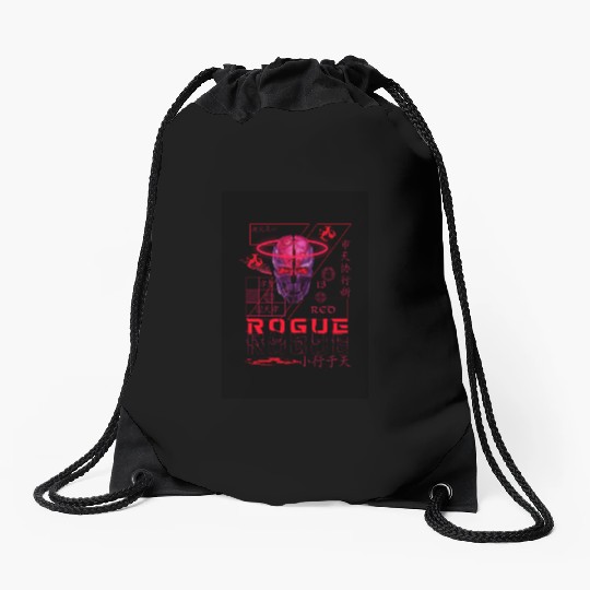 Rogue Black Drawstring Bags