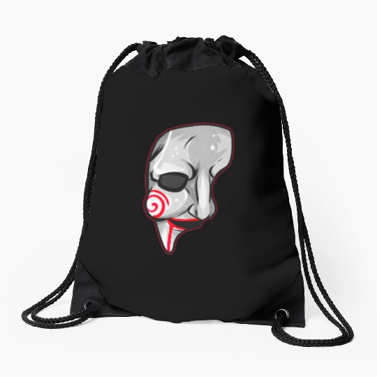 Scary Horror Movie Mask Costume Halloween Drawstring Bags