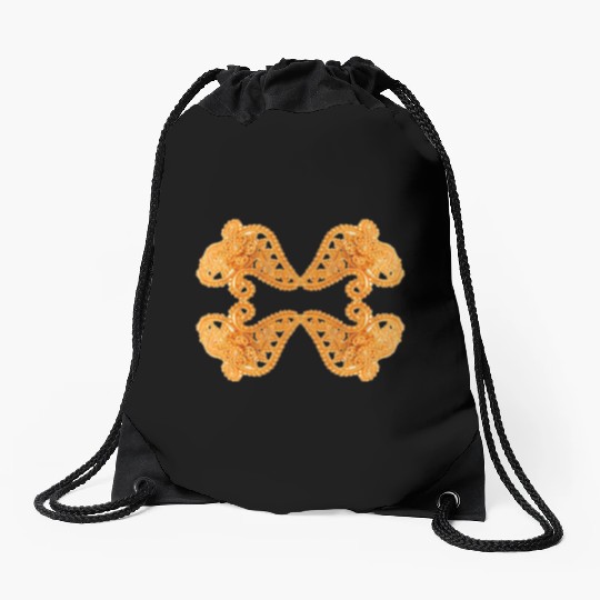 Gold Engagement Jewelry Drawstring Bags