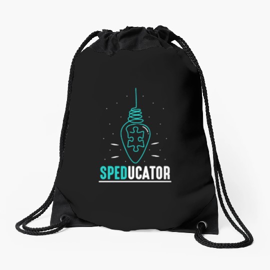Speducator Special Education Cute Sped Teacher Drawstring Bags