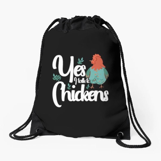 Chickens Rooster Chicken Farmer Hen Poultry Cock Drawstring Bags