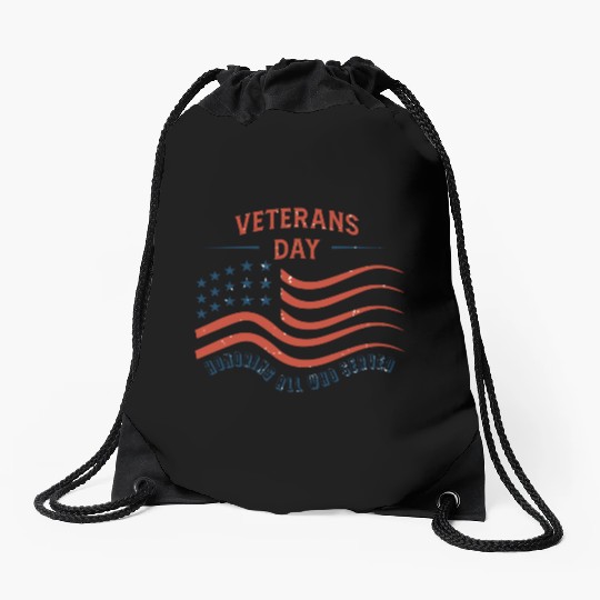Veterans Day Drawstring Bags