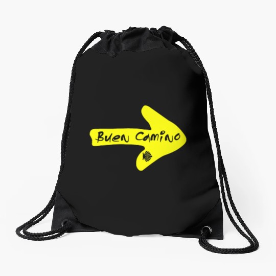 Buen Camino de Santiago Compostela Spain St James Drawstring Bags