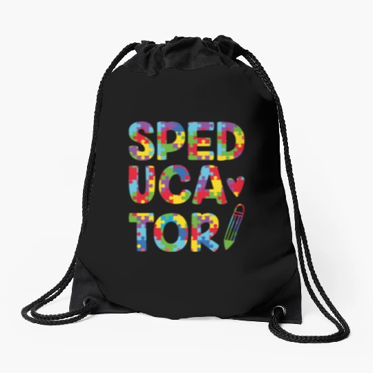 Speducator Sped Teacher Special Education Cute Drawstring Bags