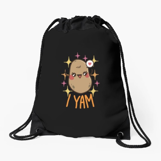 She's My Sweet Potato - I Yam Drawstring Bags