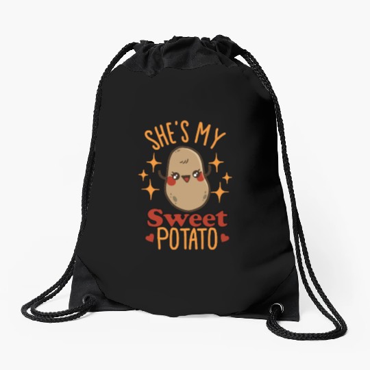 She's My Sweet Potato - I Yam Drawstring Bags