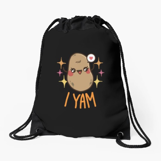 She's My Sweet Potato - I Yam Drawstring Bags