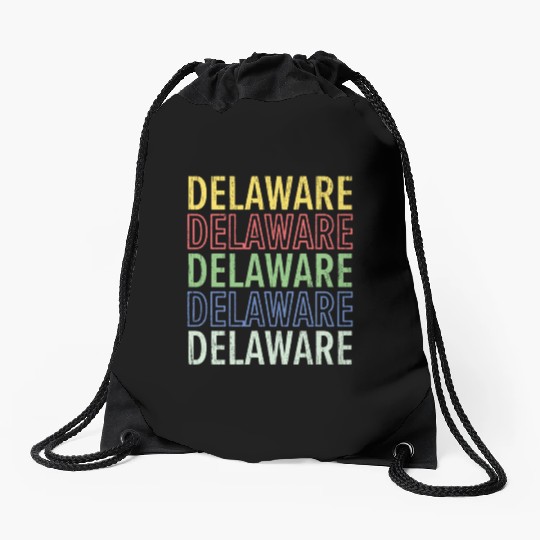 Delaware State USA America United States Drawstring Bags
