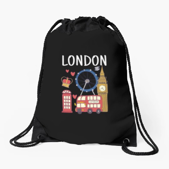 London Drawstring Bags