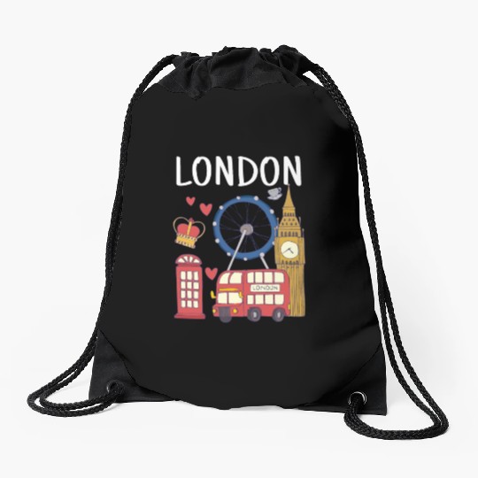London Drawstring Bags